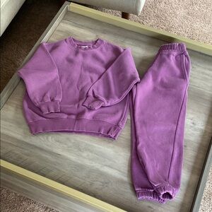 Zara Sweatshirt and Pants Set
